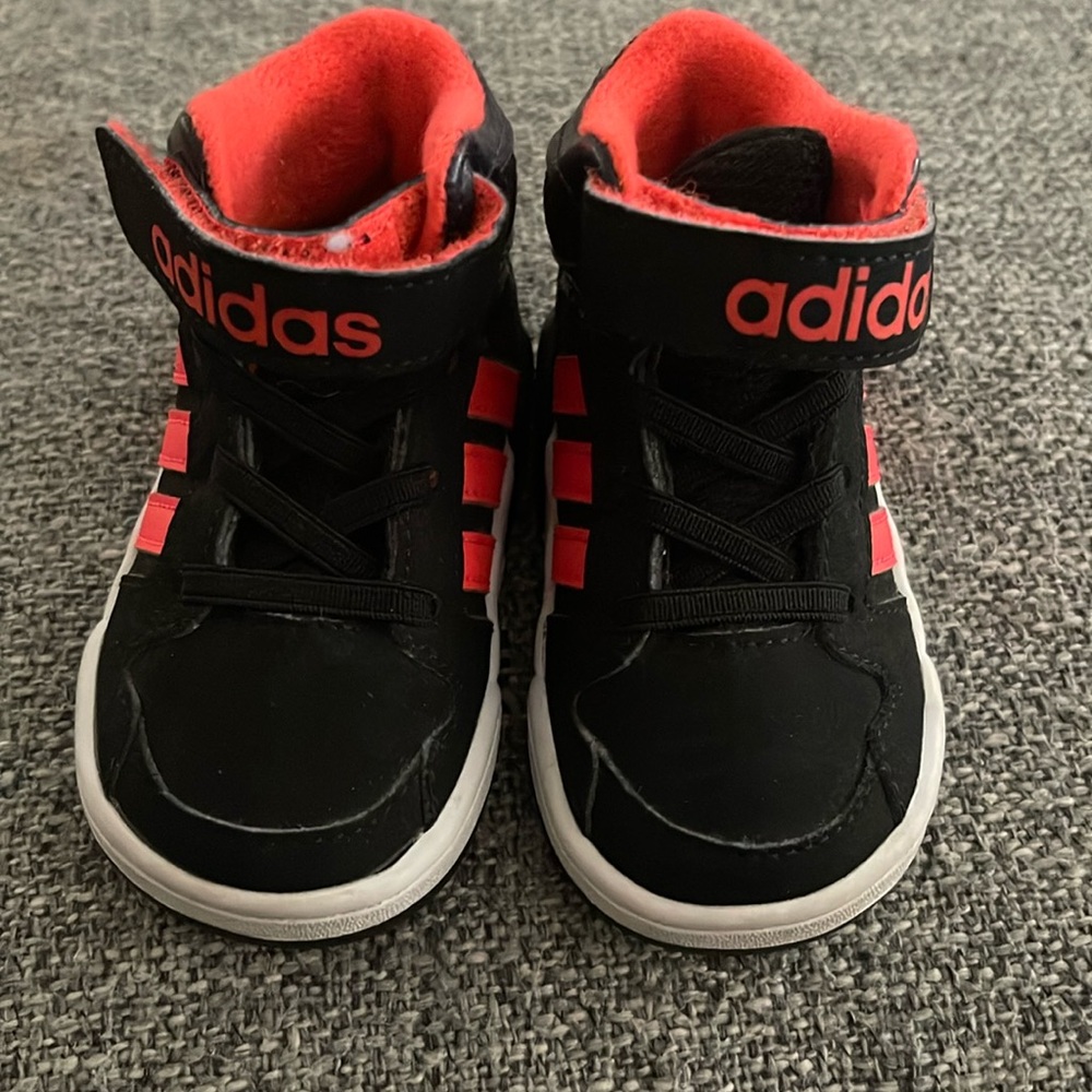 Orange and Black Adidas Toddler
